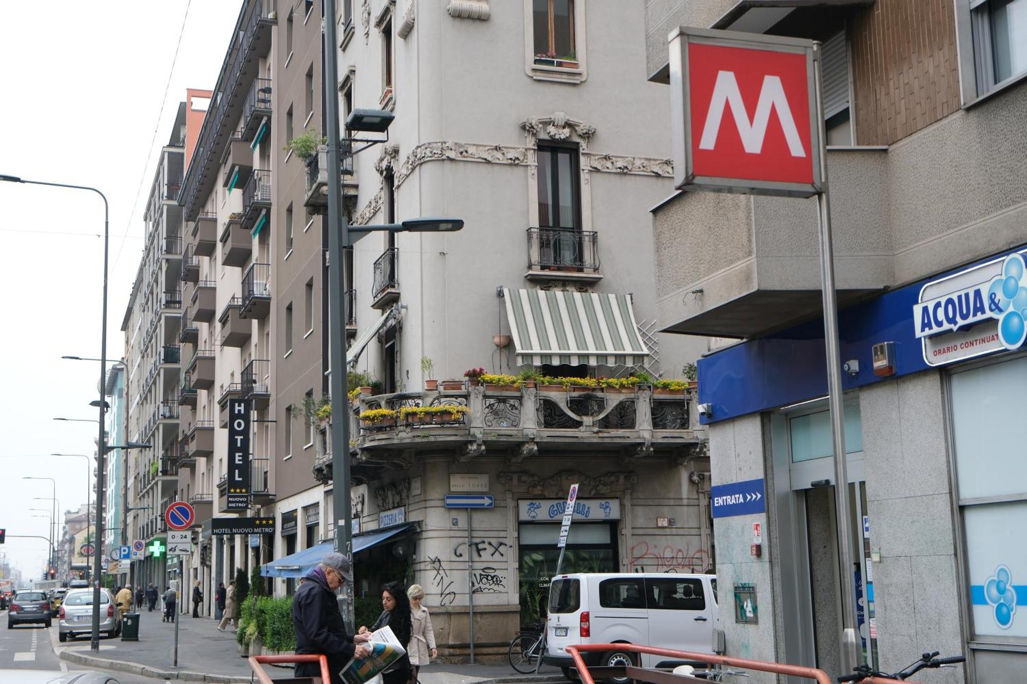 Hotel Nuovo Metrò Milão Exterior foto